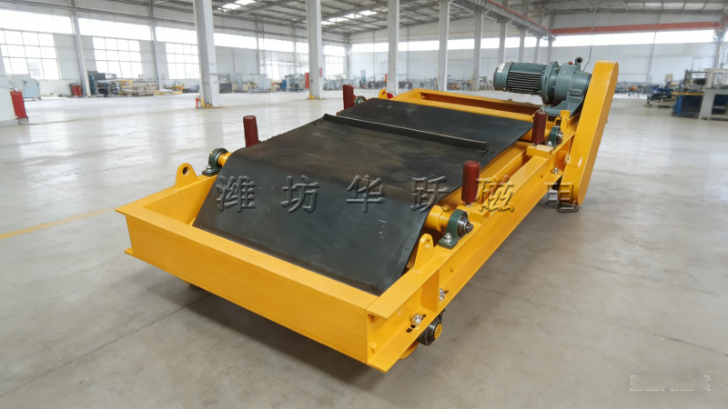 永磁自卸式除铁器优势有哪些—除铁器厂家、磁选机厂家—潍坊华跃磁电