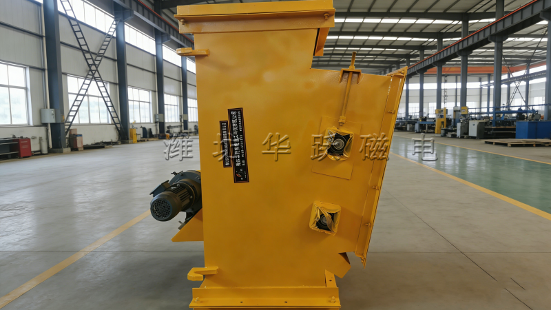 山东垂直式管道除铁器—除铁器厂家、磁选机厂家—潍坊华跃磁电